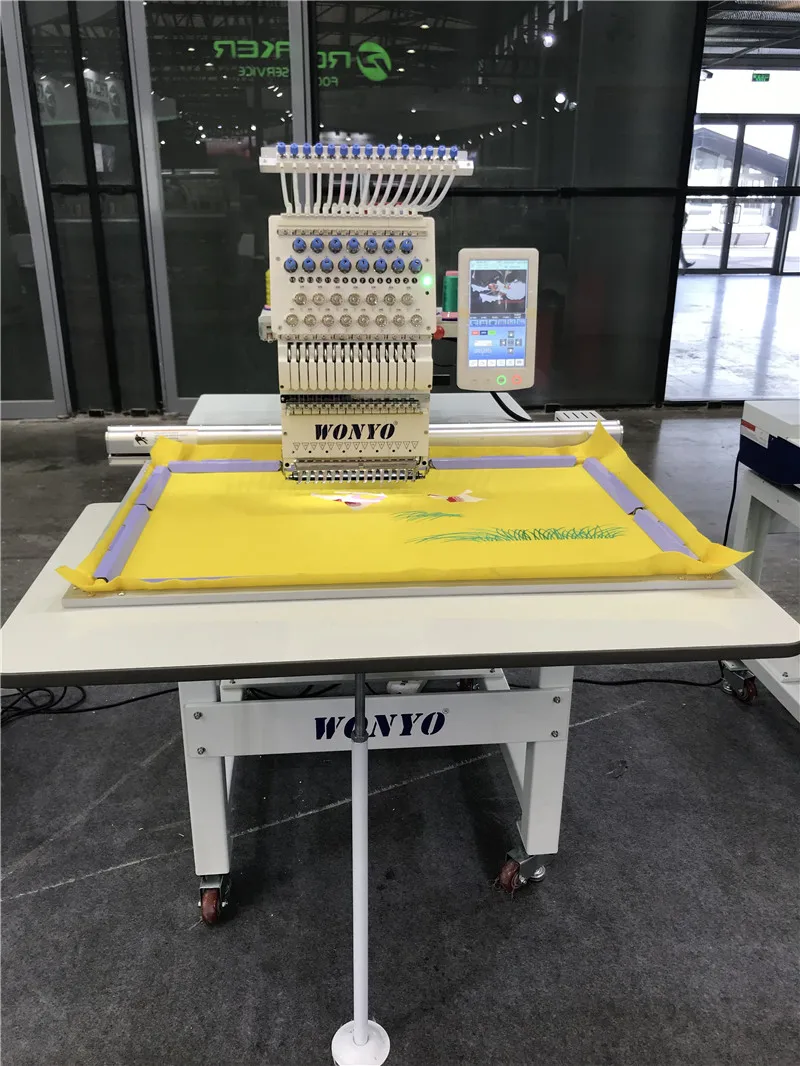 Single Head Computerized 15 Needle Embroidery Machine Price For Cap