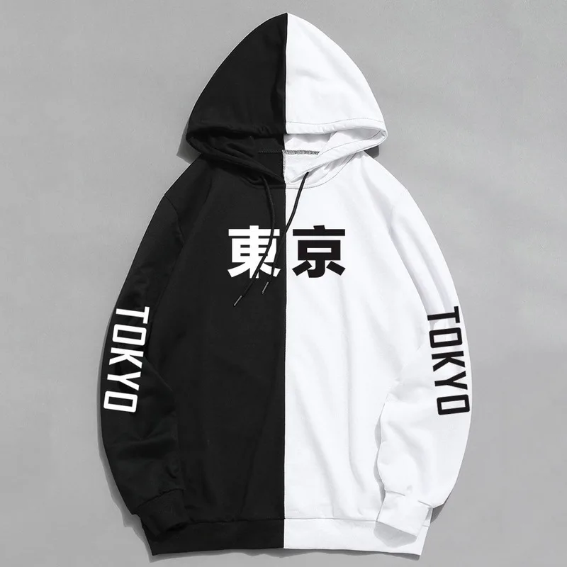 

Japanese Hip Hop Hoody Harajuku Tokyo Printing Men Women Clothing Casual Pullover Sweatshirts 2020 Male Fashion Hot Hoodies, Customized color