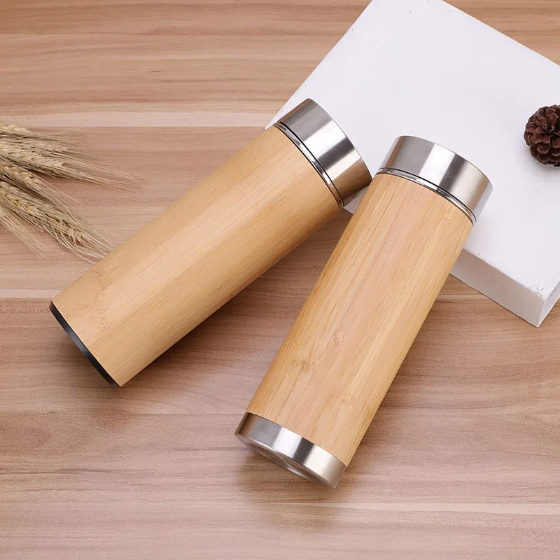 

Mikenda Wholesale Custom Top Quality Stainless Steel Bamboo Vacuum Flask