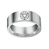 Fashion Marvel Avengers Ring Anime related Iron Man Symbols Finger Ring Cute Fashion Gifts Silver Classic Party Toys