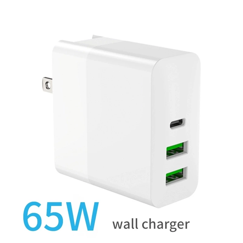 

Multi Port USB-C 65W PD Charger Power Adapter Laptop Adapter Fast Travel Wall Charger EU UK AU US PD Adapter 12 Month TYPE-C