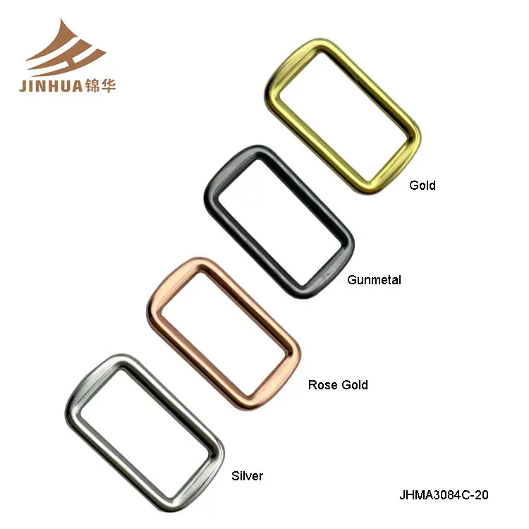

Dog Collar Buckle Colorful Square Metal Bag Buckle Custom 1 Inch Square Strap Metal Buckle for Handbags