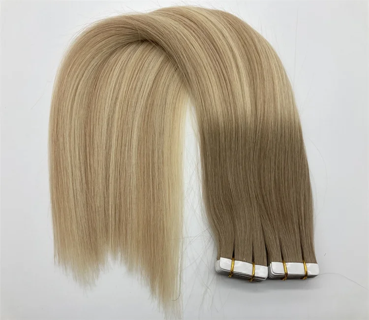 

Fast delivery Large Stock Top Quality Virgin Hair 100% Remy Human Double Drawn Tape Hair Extensions