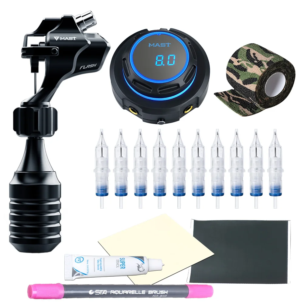 

Professional Dragonhawk Rotary Tattoo Machine Tattoo Kit