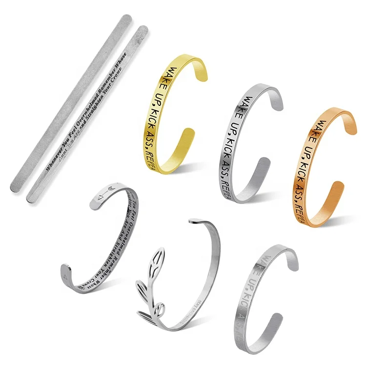 

Wholesale Stylish Women Alphabet Letter Patterns Mens Bracelet Silver Stainless Steel Jewelry Bracelets Custom Bracelet, 18k gold/rose gold/silver color