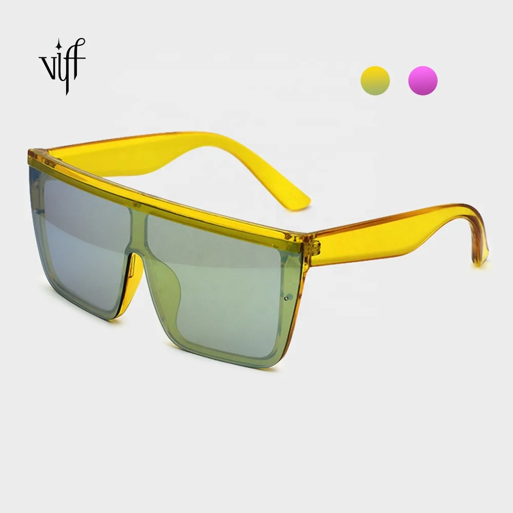 

VIFF HP20341 Sunglasses Custom Logo Luxury Big Frame Sun Glasses Fashion Women Sport Mirror Cycling Sunglasses 2021
