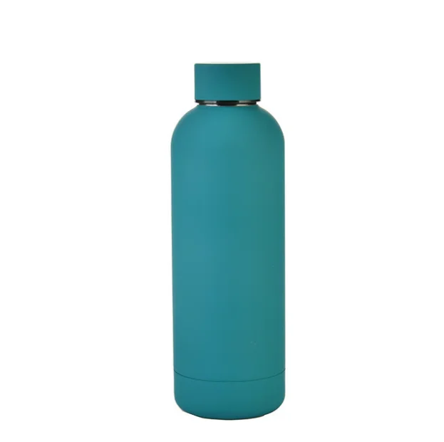 

The New Stainless Steel Small Mouth Bottle Heat Preservation Cold Sports Water Bottle Double Vacuum Car Straight Body Cup Can, Customized color