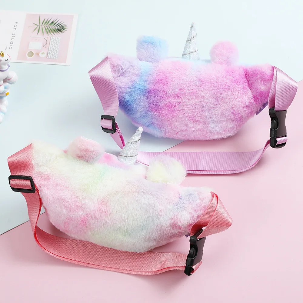 Fanny Pack Girls Waist Bag Plush 
