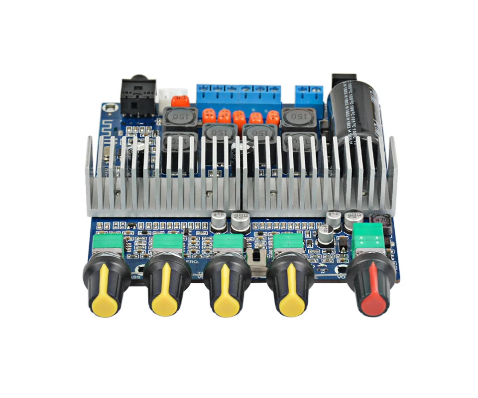 

TPA3116 Subwoofer Amplifier Board 2.1 Channel High Power Audio Amplifiers DC12V-24V 2*50W+100W Amplificador