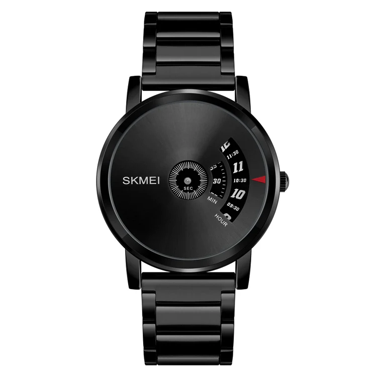 

Skmei 1260 fashion wholesale stainless steel band water resistant for men quartz watch