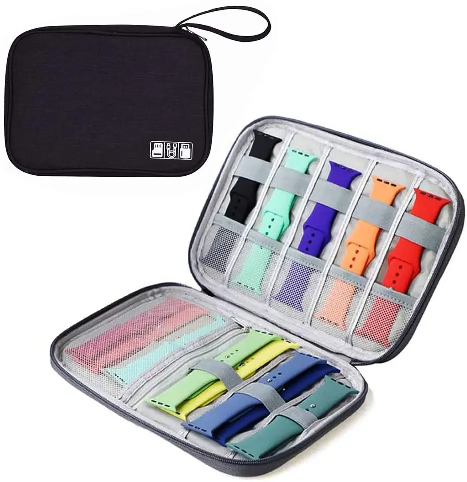 

Hot Selling Portable Waterproof Watch Straps Storage Bag Case Travel Watch Band Carrying Bag Pouch