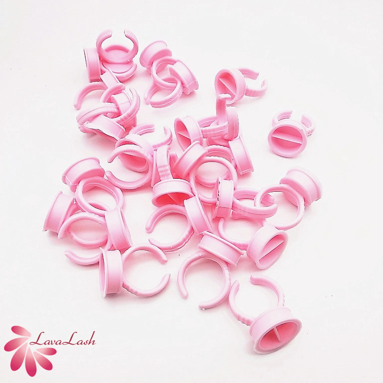 

Plastic Eyelash Accessories Glue Holder Ring for eyelash extension, 3color