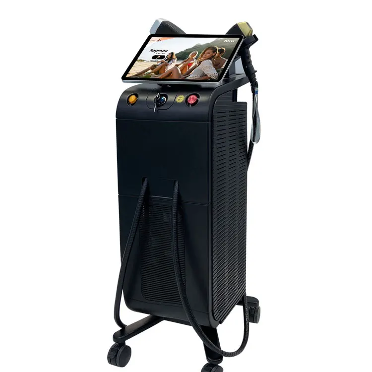 

2022 Hair Removal 808nm Diode Laser Stationary Color Feature Cooling Machine