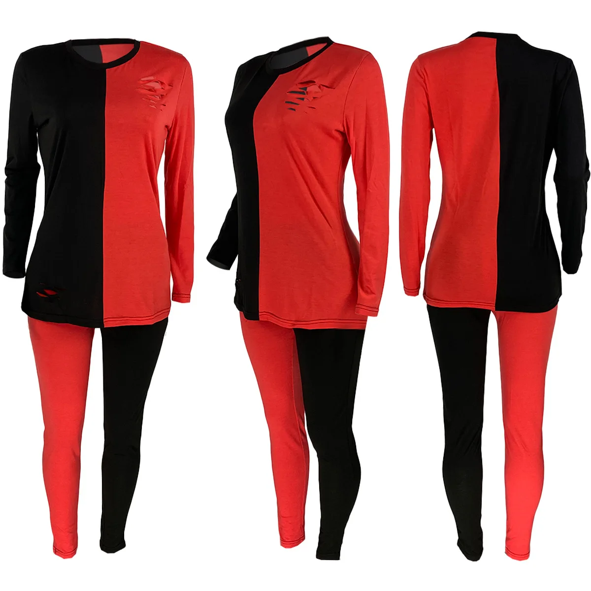 

ZH5263 New arrivals long sleeve short sets two piece classy women sets two piece cotton classy two piece sets women 2020