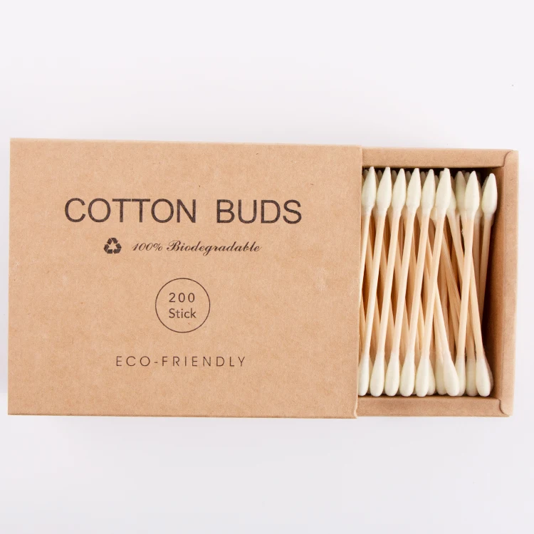 

Disposable Bamboo Paper Stick Ear Cleaning Beauty Buds Cosmetic Cotton Swabs, White, black, pink, yellow, blue, green
