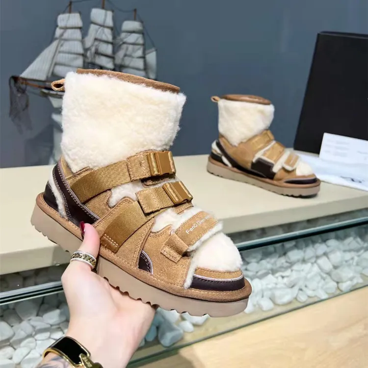 

Winter new style platform design boots high-heeled motocross boot winter women's ankle boots, Black,white