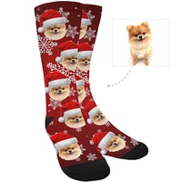 

Amazon Hot Selling Photo Custom Multiple Face Sock Personalized Dog Socks for Men Women