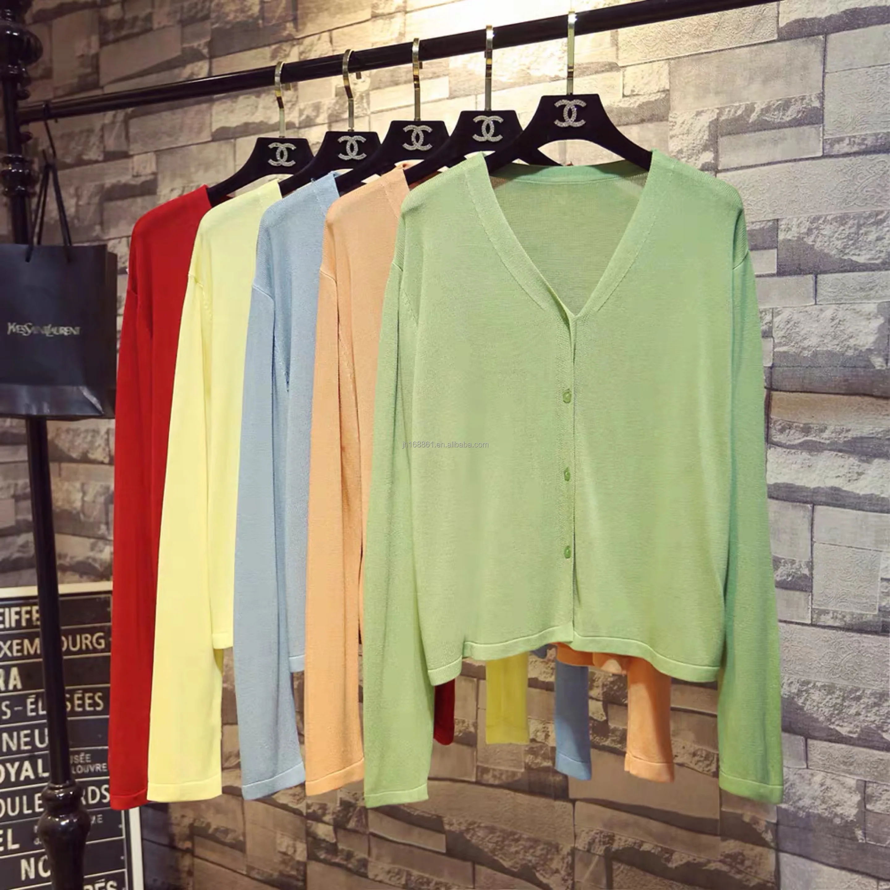 

Wholesale 2021 new autumn/winter women's knit plus size thick jacquard cardigan logo women's cardigan casual, Customized color