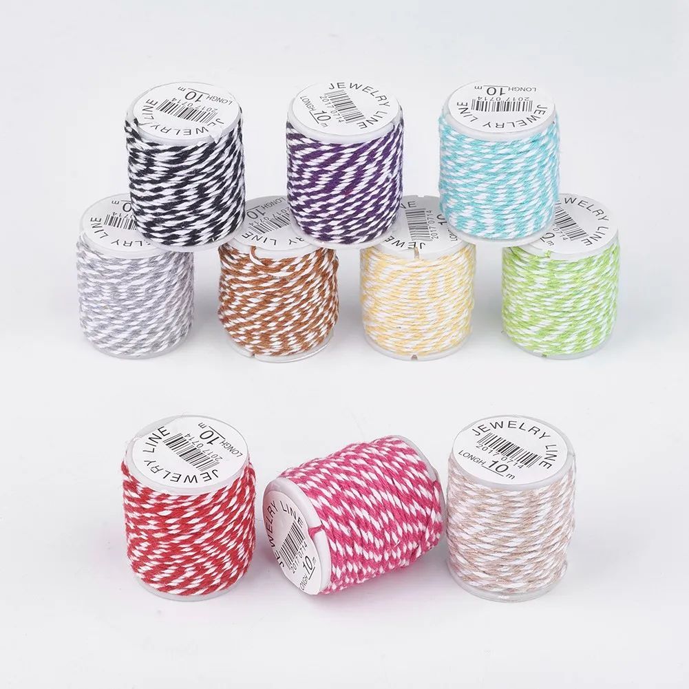 

Pandahall 1mm Mixed Color Macrame Cord Cotton Threads