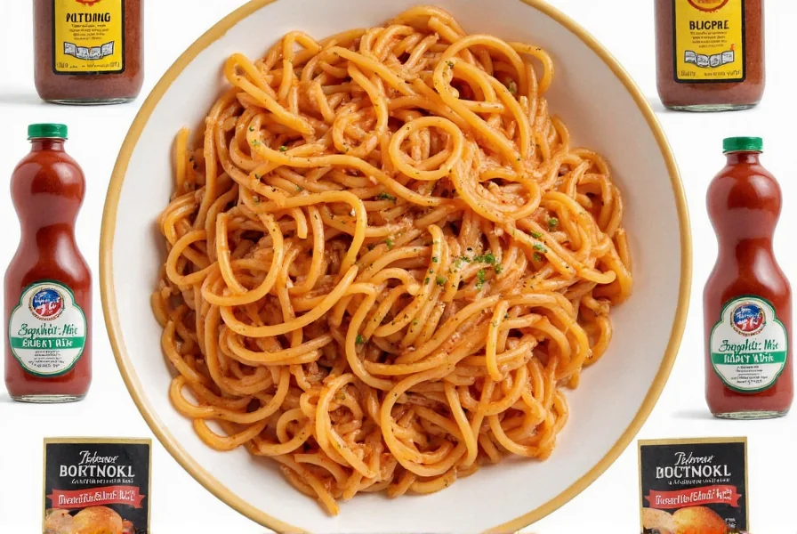 Close-up of hands flipping through a FAQ guide about spaghetti mix