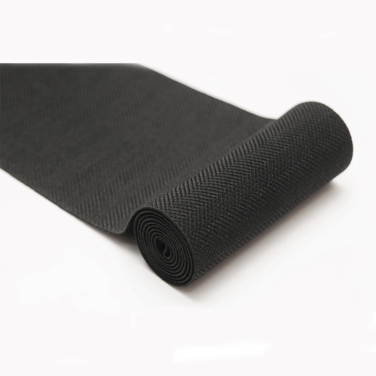 

Polyester 3.5-4mm Ankle Boots Shoes Wide Thick Band Elastic For Boots Bags Shoes Garments