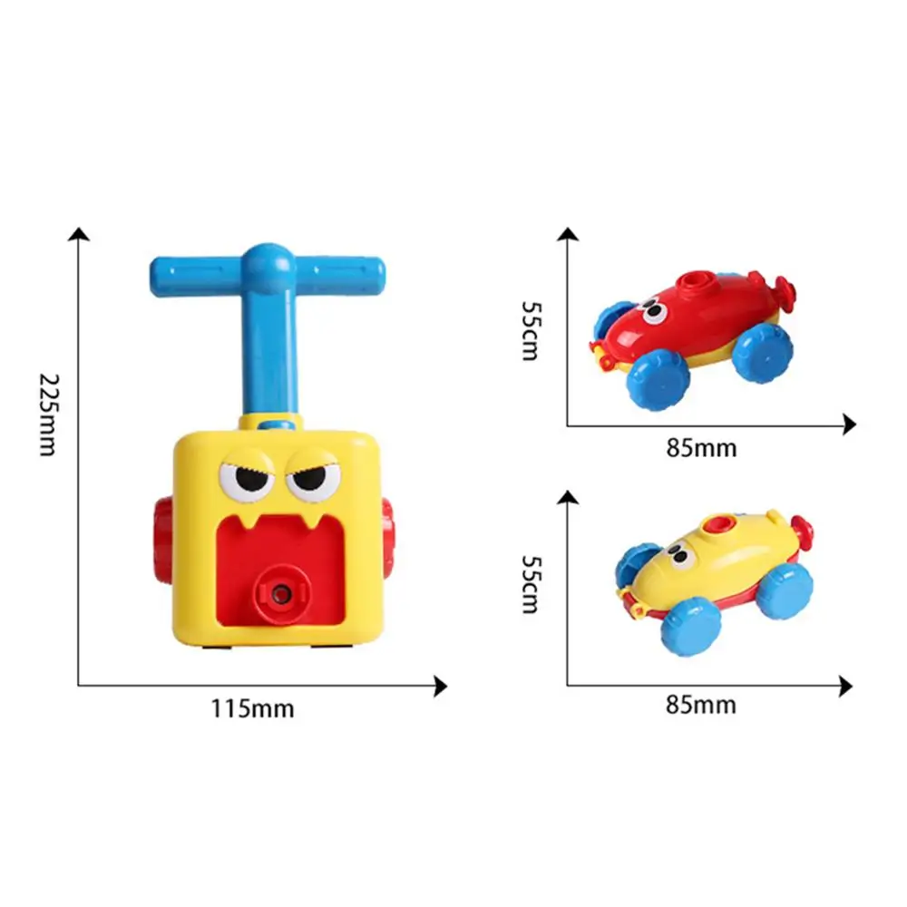 

Education Science Experiment Toy Inertial Power Balloon Car Toy Puzzle Fun Inertial Power Car Balloon Toys for Children Gift, Picture