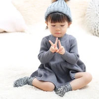 

Autumn Winter Clothes Children Girls Knitted Dress Kids Toddler Baby Dress for Girl Princess Warm Christmas Dress 2020 Wholesale