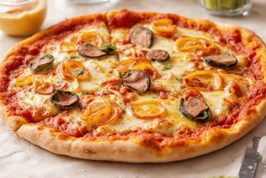 Family enjoying homemade pizza with Italian seasoning