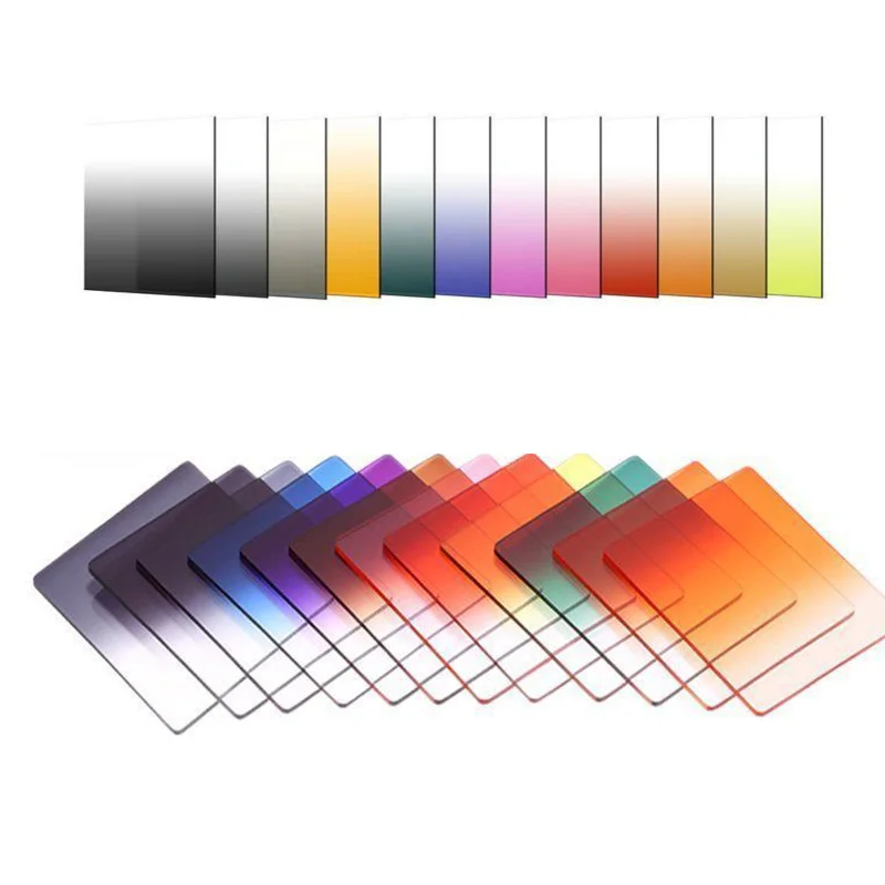 

square Filters full color filters / Graduated color filers for Cokin P, Gradient