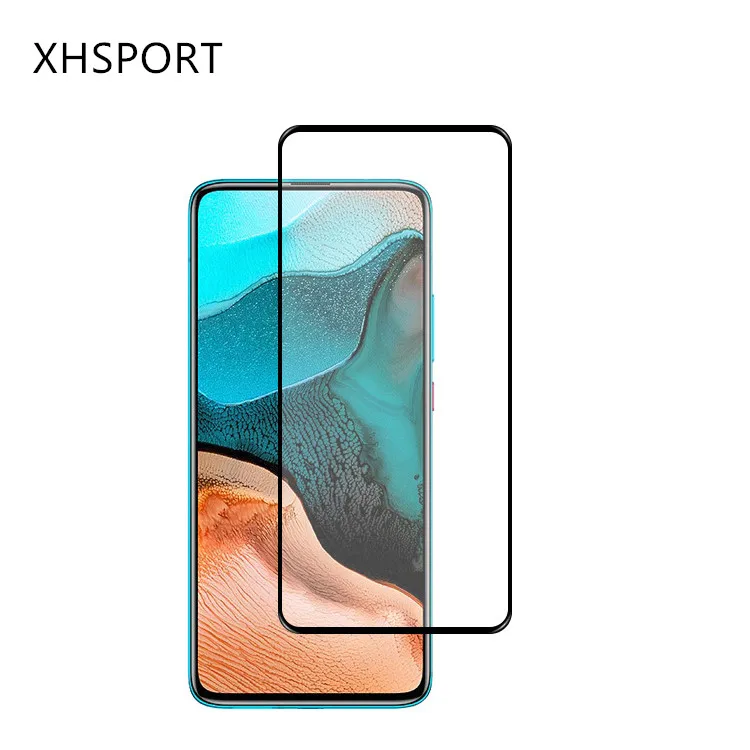 

Full curved 0.3mm high transparent mobile phone tempered film glass screen protectors For Xiaomi Redmi note 10