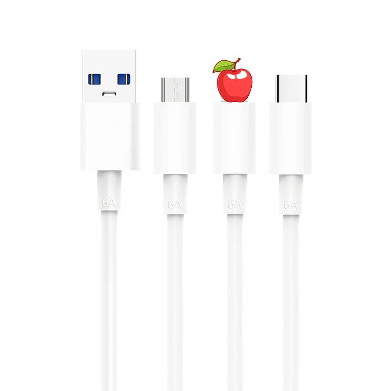 

Hot Selling High Quality USB C To Micro Lightning Type C Fast Data Cables For Huawei For Xiaomi For iPhone