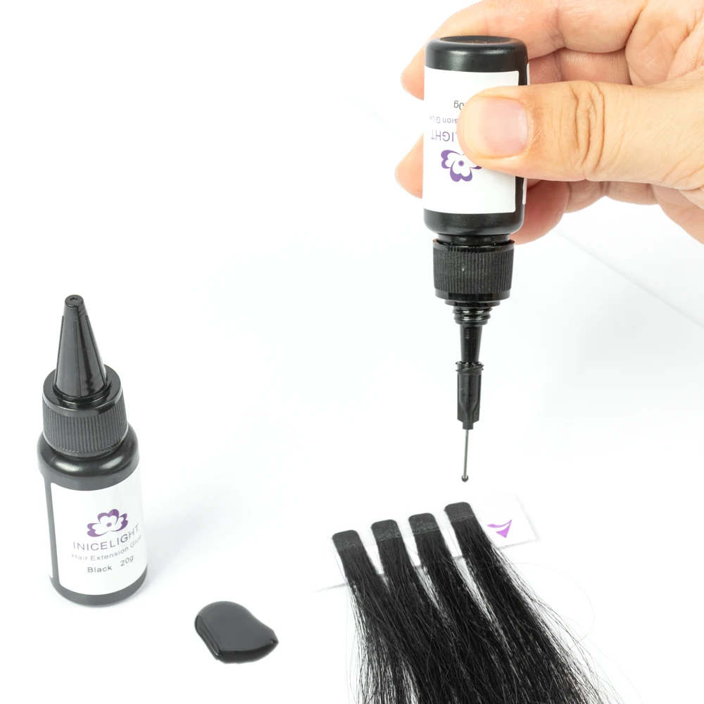 Hot Selling UV Light Glue for Hair Extension Machine New Adhesive for Colorful UV Light Extensions Hair Extension Tools