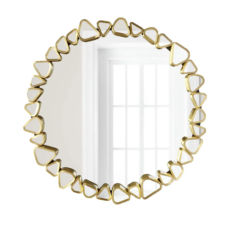 

Bathroom make up porch decorates mirror wash one's hands stage champagne color wall hangs the sun, Avaliable