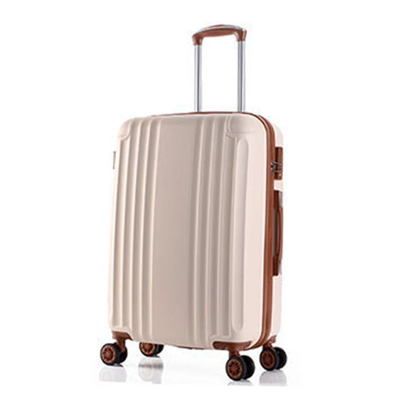

Cheap regular lock girls abs travel roller luggage with zipper frame