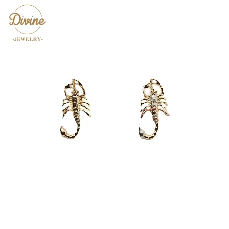 

Fashion trend jewelry hip hop Popular 18k gold plated Scorpion animal pendant