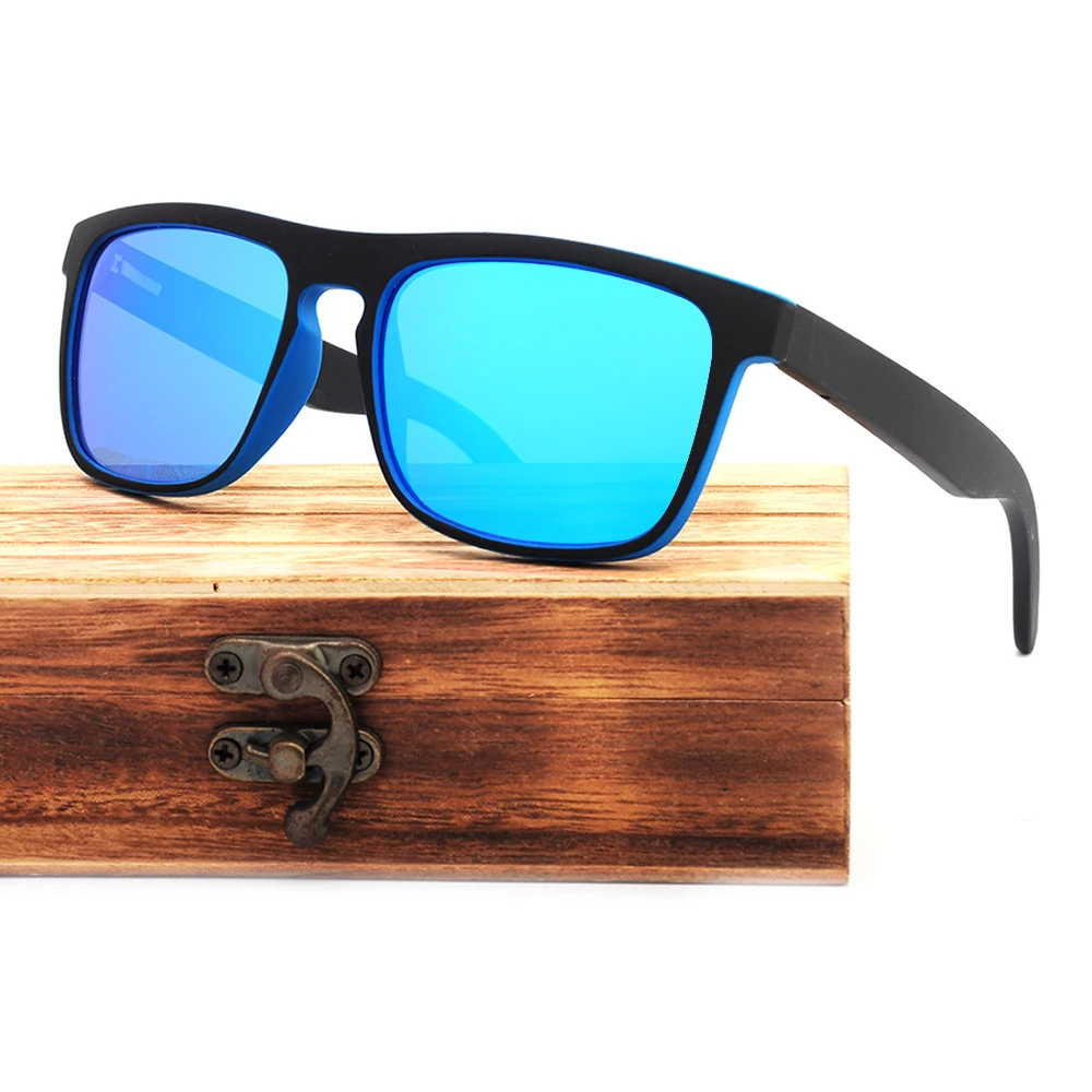 

Wholesale promotional recycled plastic bamboo sunglasses with custom logo