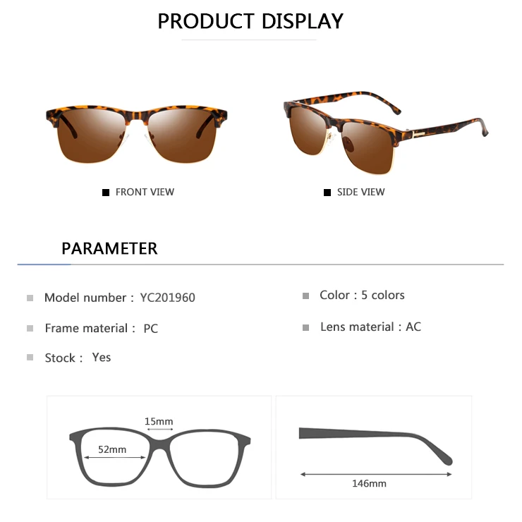 EUGENIA China Factory Custom Sun Glasses Private Label Men Polarized Sunglasses