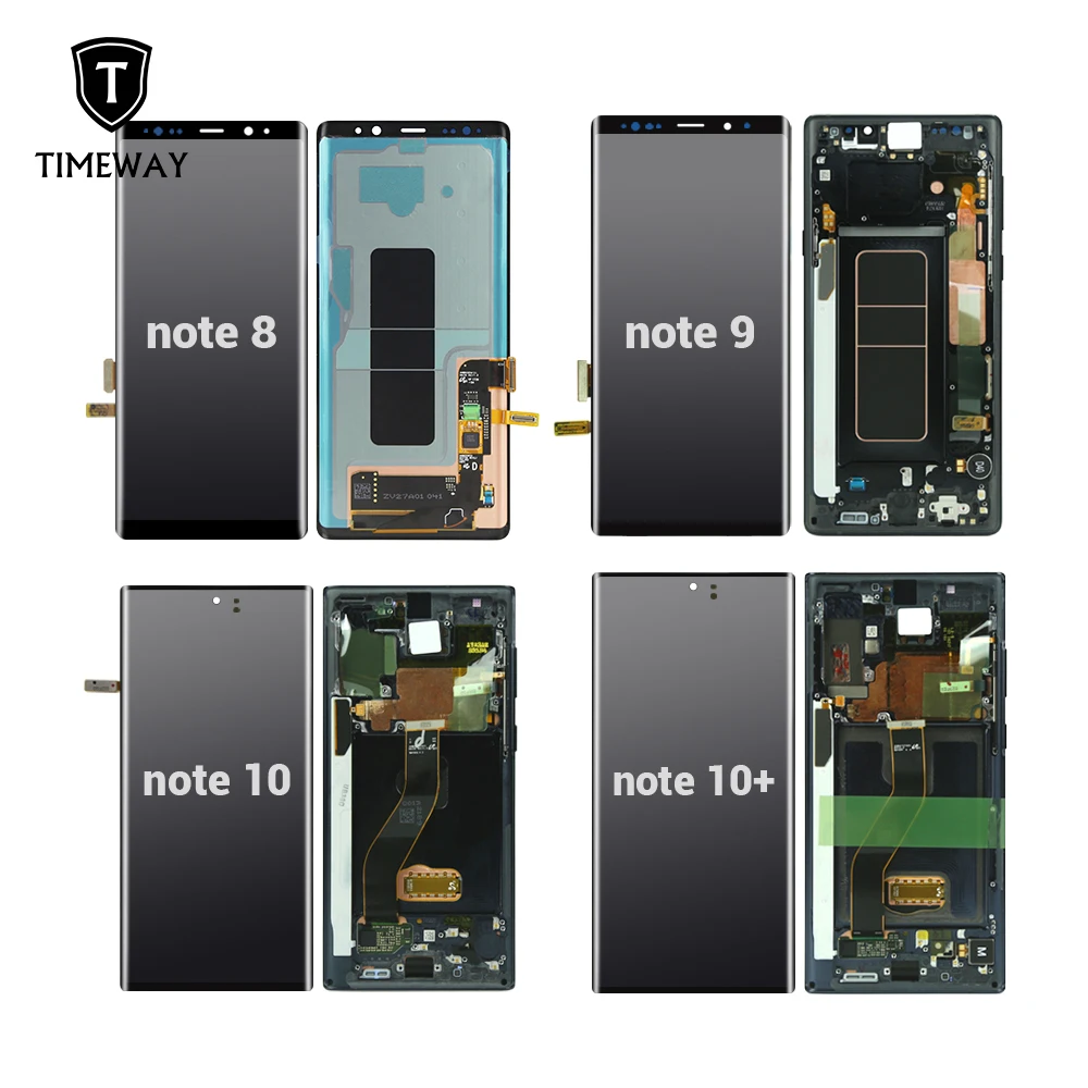 

Mobile phone LCD For Samsung Note 2 3 4 8 9 10 Plus 20 Ultra LCD Screen Display With Digitizer Touch Assembly