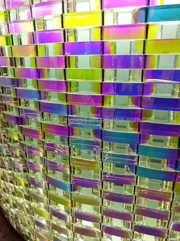 Wholesale 200x100x50mm Crystal Glass Block/brick For Decoration Wall