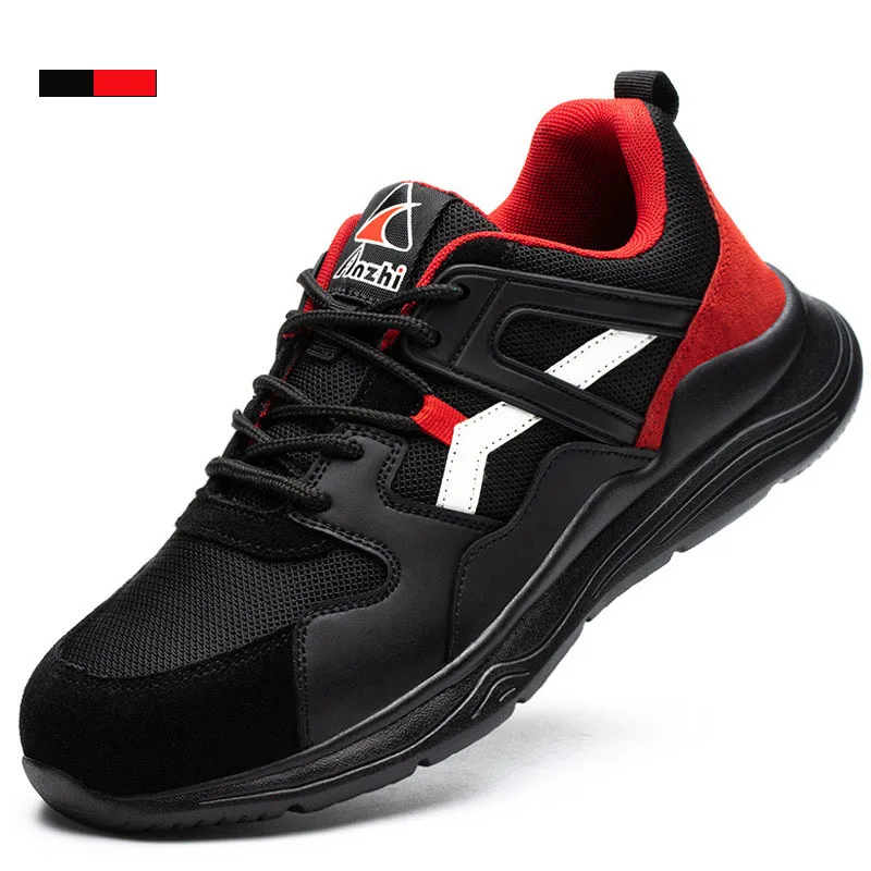 

Casual Fashionable Men's Anti-smash Anti-puncture Lightweight Oil-resistant Acid-base Resistant Anti-slip Safety Shoes
