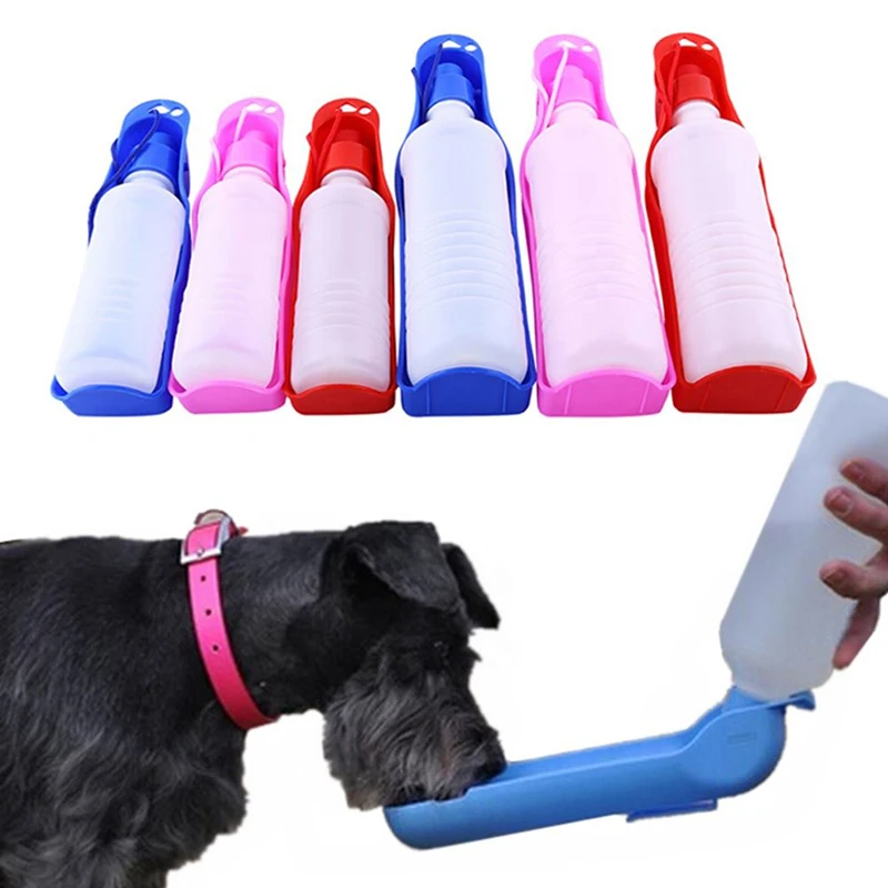 

BPA Free 500ml Portable Travel Water Bottle For Dog