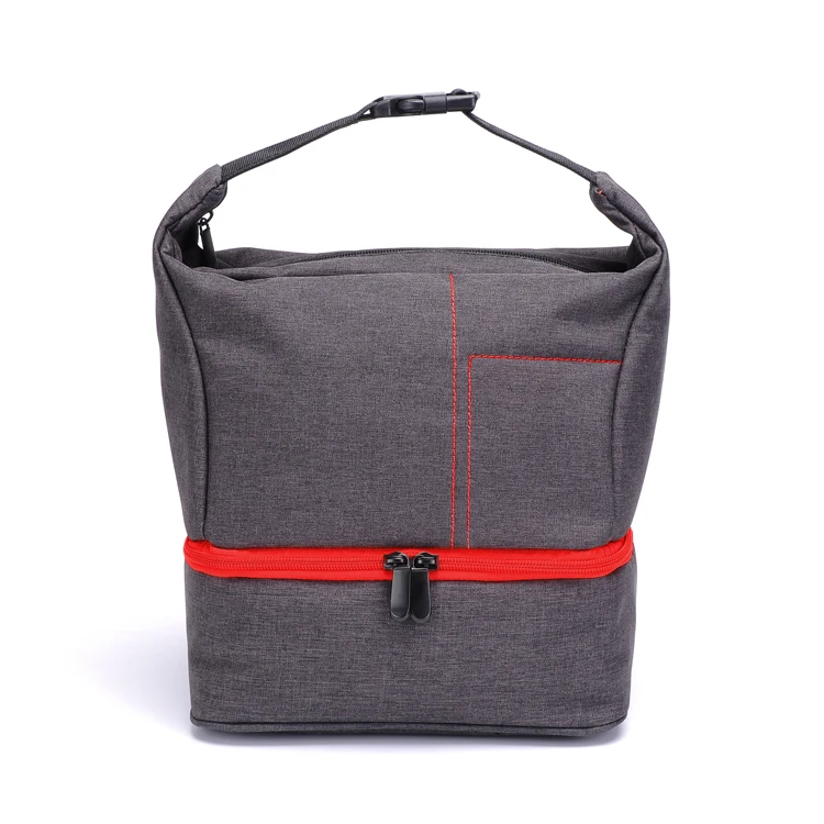 

Portable digital DSLR lenses camera storage bag two layers waterproof camera travel shoulder sling bag, Custom color