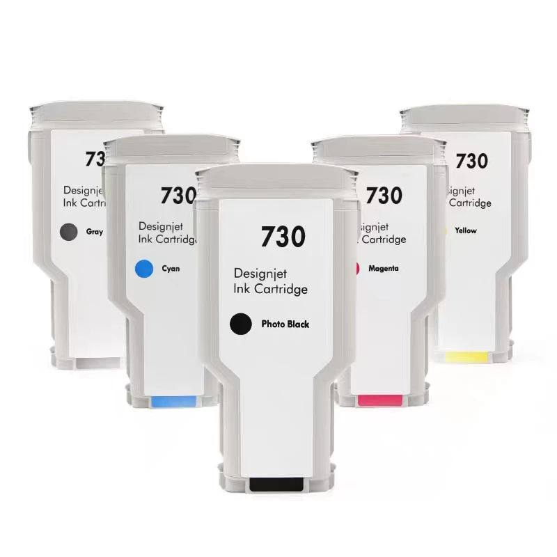 Ocbestjet 730 Compatible Ink Cartridge for HP DesignJet T1600 T2600 T1700 Printer