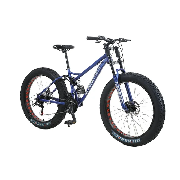 

Disc Brake Mtb 24 Speed Aluminium Magnesium Alloy Front Fork Hard Frame 26 Inch Thicken 4.0 Special Tires Beach Bike