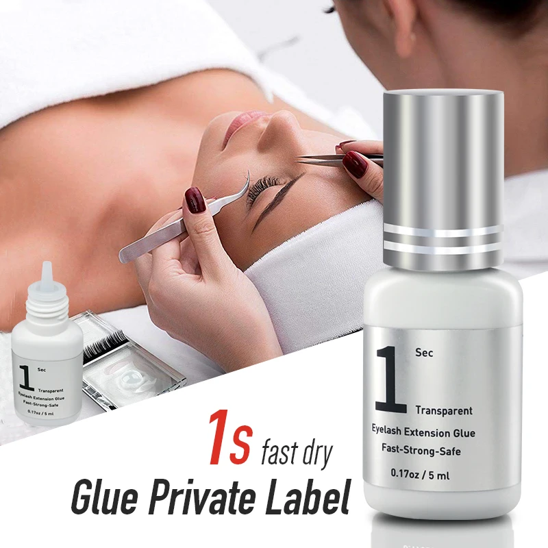 

Custom Lash Glue Medical Grade 1s Eyelash Glue Quickly Paste Eyelashes 7~8 Weeks 8 Months 2 Pcs