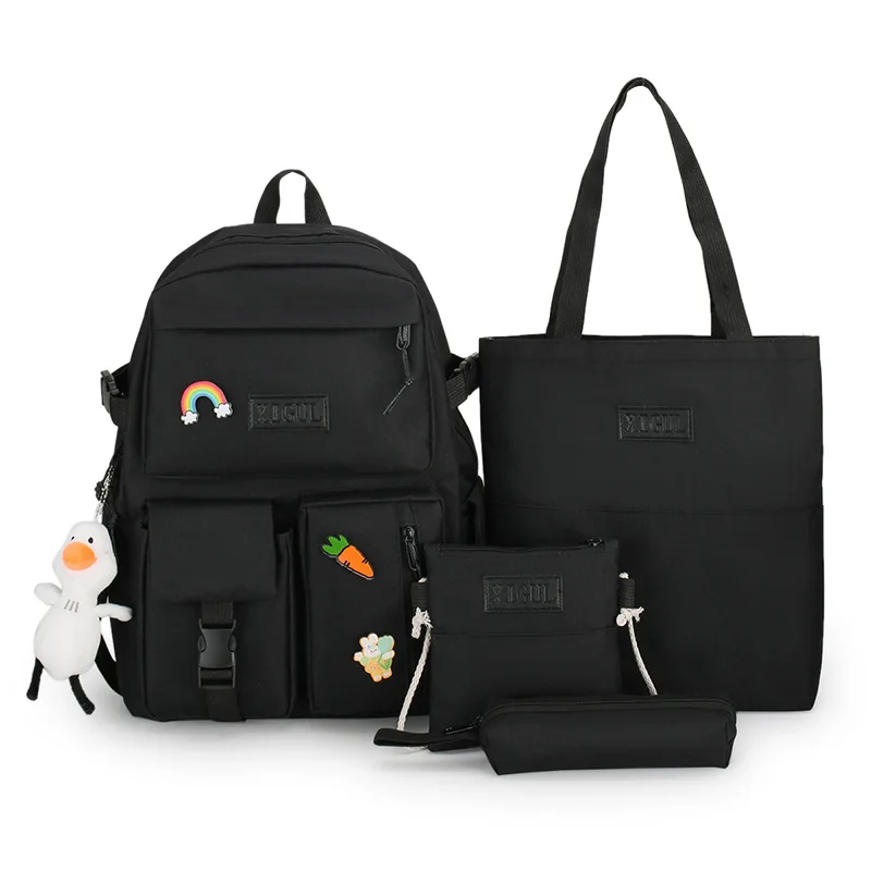 

2021 New Arrival High Quality Korean Style Cute Female School Bags Set, Many colors