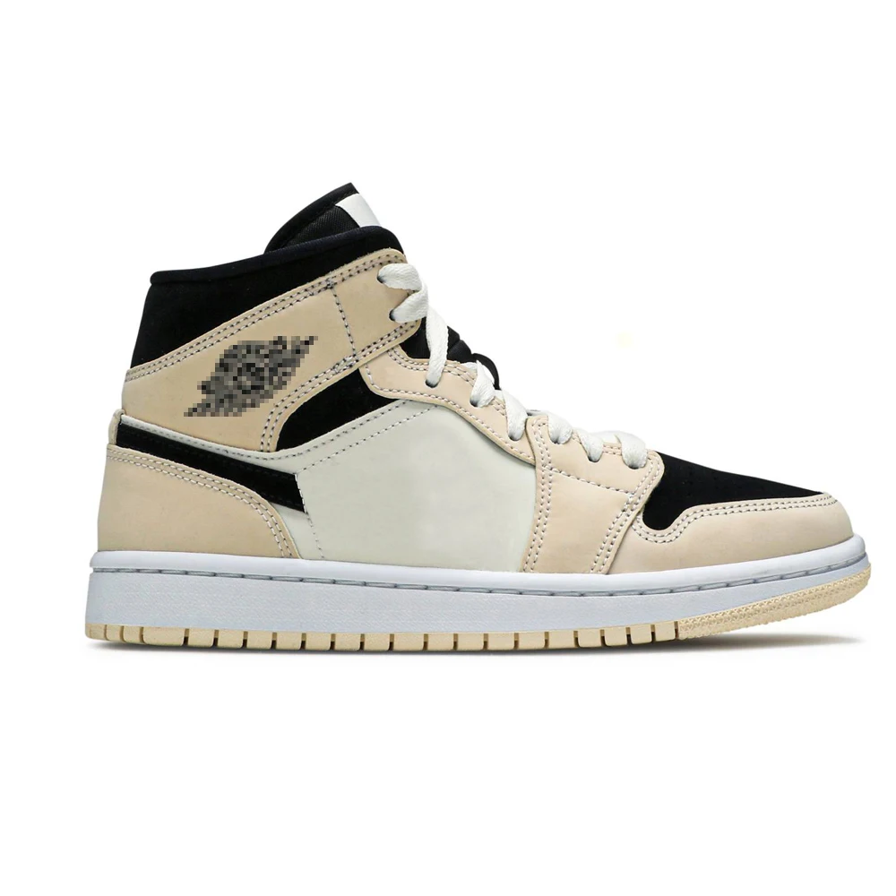 

Jordan 1 Retro Mid BARELY ORANGE Men'S Women'S Fashion Casual Sports Basketball Running Zapatillas Zapatos Shoes Sneakers