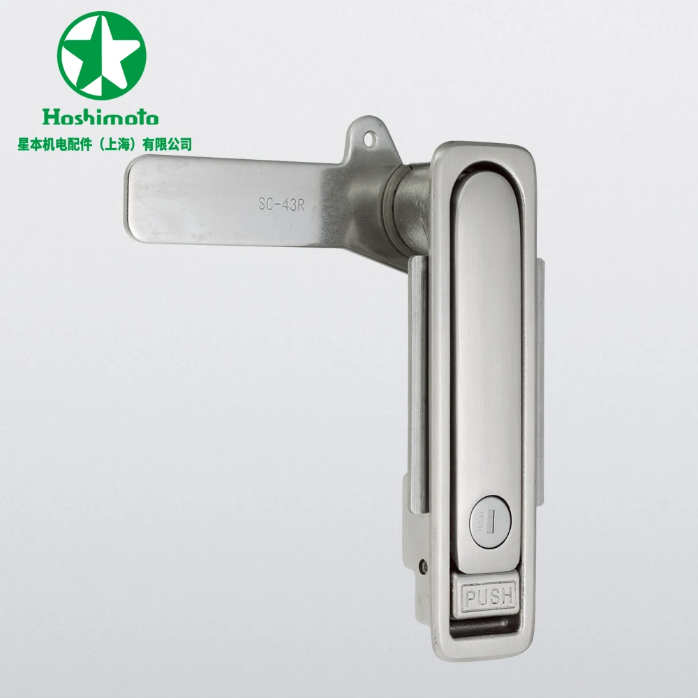 
Stainless steel cabinet waterproof flat swing handle lock, SUS lock, SAB-152~153 
