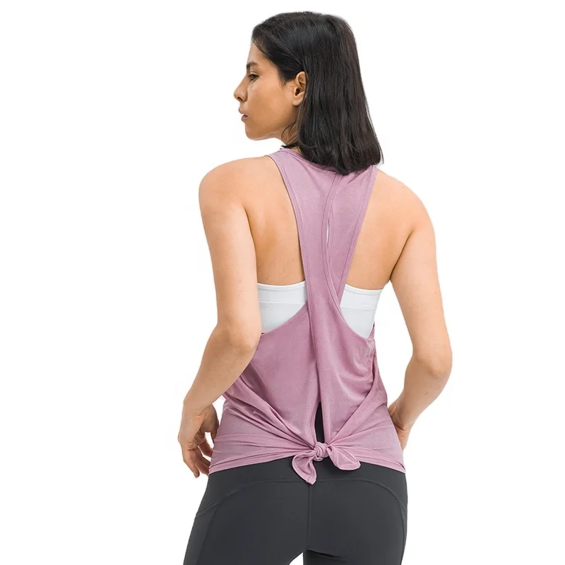 

new sexy leaky shoulder back piece cross-type strappy sleeveless top sloose breathable sports fitness yoga vest women, Picture color/custom color
