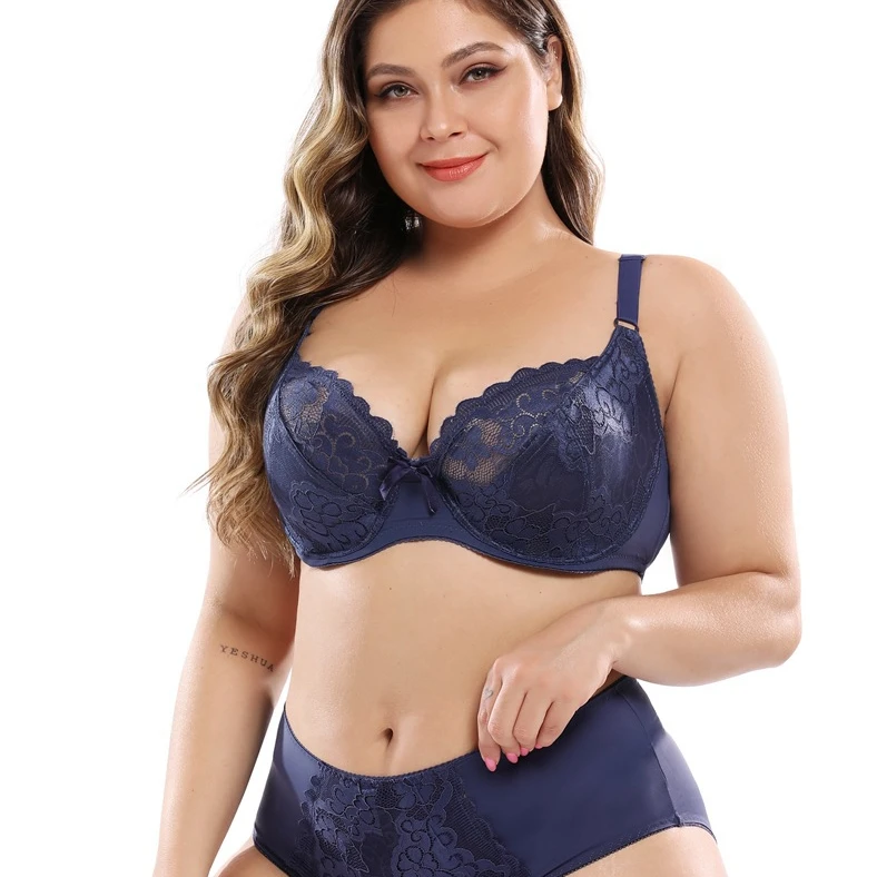 

Thin lace bra set for ladies plus size women underwear sexy lingerie, Picture